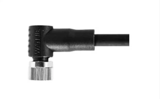 M8 Dişi Dik Açı Korumasız B-Kodlama 5PIN PUR 2,0M M8X1,0