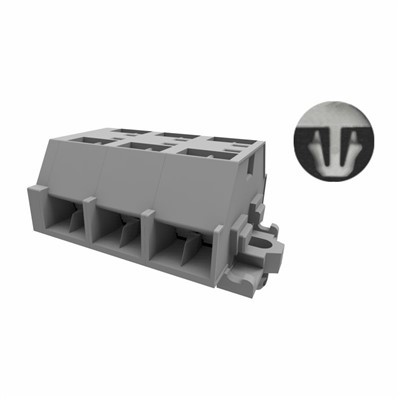 Yaylı Kafesli Terminal Bloğu 2,5 Mm² İki Giriş İki Çıkış