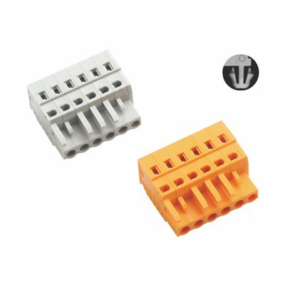 Sabit Kolonlu Yaylı Takılabilir Dişi Konnektör 5.0/5.08mm